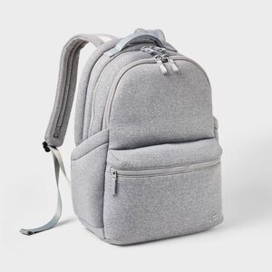 All In Motion - 14L Faux Neoprene Backpack - All In Motion Heather Gray